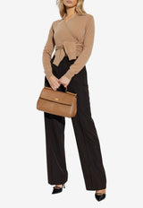 Dolce & Gabbana Cashmere Wrap Sweater Beige FXVB4T JBW0Q-M0172