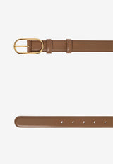 Dolce & Gabbana Calfskin Adjustable Belt Brown BE1654 A3G19-8Z093