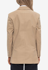 Max Mara Suez Double-Breasted Blazer Beige SUEZ 2521046071-012