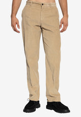 Dolce & Gabbana Straight-Leg Corduroy Pants Beige GP03JT G8NN7-M0131