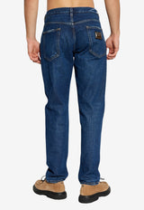 Dolce & Gabbana Loose-Fit Ripped Jeans Navy GYJDAD G8NK6-S9001