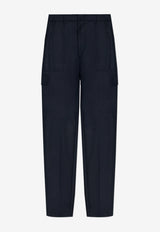 Etro Straight-Leg Cargo Pants Navy MRED0020 99TU2K0-B0339