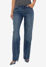 Dolce & Gabbana Straight-Leg Faded Jeans Blue FTC8CD G8NC6-S9001