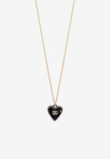 Dolce & Gabbana DG Heart Pendant Necklace Gold WNR6I1 W1111-ZOO00