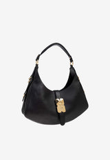GANNI Small Kat Leather Shoulder Bag Black A6998 5971-099