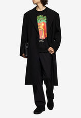Dolce & Gabbana Graphic Print Crewneck Sweatshirt Black G9AHSZ G7PHG-N0000