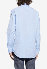 Etro Paisley Jacquard Long-Sleeved Shirt Light Blue MRIB0002 99TR579-B0665