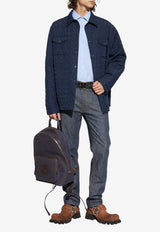 Etro Paisley Jacquard Long-Sleeved Shirt Light Blue MRIB0002 99TR579-B0665