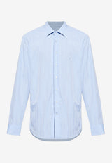 Etro Paisley Jacquard Long-Sleeved Shirt Light Blue MRIB0002 99TR579-B0665