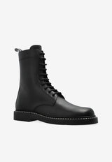 Jimmy Choo Rowan Derby Boots Black ROWAN DERBY BOOT KUP-BLACK METAL MIX