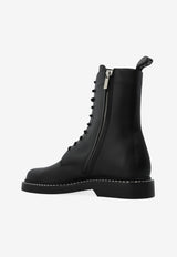 Jimmy Choo Rowan Derby Boots Black ROWAN DERBY BOOT KUP-BLACK METAL MIX