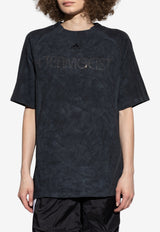 Adidas Originals Adilenium Rhinestone Washed T-shirt Black KF3113 0-BLACK