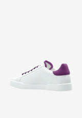 Dolce & Gabbana Portofino Calfskin Sneakers White CK2341 AI411-8S534