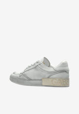 Dolce & Gabbana Portofino Calfskin Vintage Sneakers White CS2378 AW467-80001