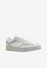 Dolce & Gabbana Portofino Calfskin Vintage Sneakers White CS2378 AW467-80001