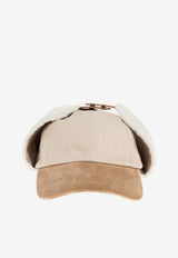 Kenzo Visor Earflap Cap Beige FF68AC821 B08-03