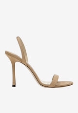 Jimmy Choo Jenn 100 Suede Sandals Beige JENN100SUE/T_JIMCH-121503