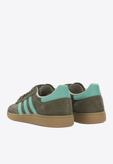 Handball Spezial Croc-Embossed Leather Sneakers