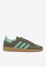 Handball Spezial Croc-Embossed Leather Sneakers