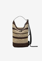 Loewe Raffia Loop Bucket Bag Multicolor BB22LBMX04NF/S_LOEW-9587