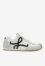 Loewe Ballet Runner 2.0 Nylon and Suede Sneakers White LBR2282X36NY/T_LOEW-2101