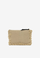 PINKO Small Woven Raffia Clutch Beige 106718A39YHZ3Q_f0d82591-41d8-43d2-b96a-5333b785b797