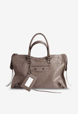 Large Le City Nappa Leather Handbag