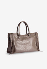 Large Le City Nappa Leather Handbag