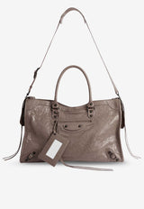 Large Le City Nappa Leather Handbag