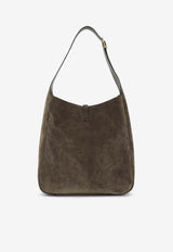 Le 5 À 7 Suede Shoulder Bag
