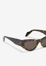 PINKO Cassiopea Cat-Eye Sunglasses Brown 105315A2NNM35_573f0efb-471b-40aa-92ea-e4ea9a8165e4