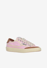 Autry Windscape Low-Top Canvas Sneakers Pink SCLWCQ_03