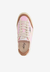 Autry Windscape Low-Top Canvas Sneakers Pink SCLWCQ_03