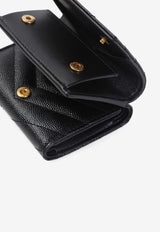 Cassandre Compact Leather Cardholder