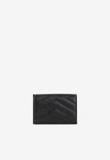 Cassandre Compact Leather Cardholder
