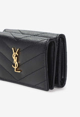 Cassandre Compact Leather Cardholder
