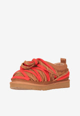 UGG Tasman Lace Suede Slippers Chestnut 1175054_CHE