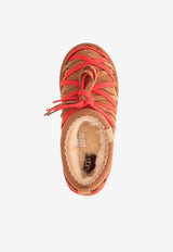 UGG Tasman Lace Suede Slippers Chestnut 1175054_CHE