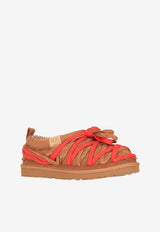 UGG Tasman Lace Suede Slippers Chestnut 1175054_CHE