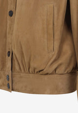 Oversized Leather Jacket