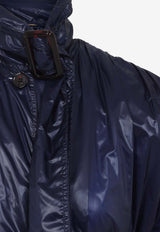 Translucent Belted Trench Coat