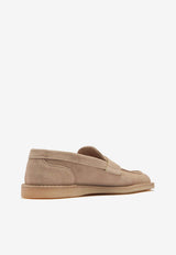 Suede Loafers with DG-Logo
