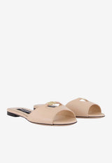 DG Leather Flat Slides