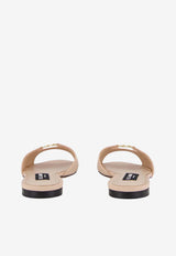 DG Leather Flat Slides