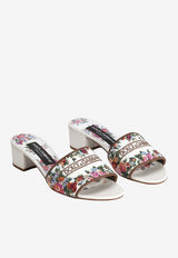 40 Nappa Leather Mules with Embroidery