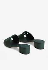 40 Mules in Dauphine Calfskin and Rhinestones