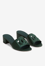 40 Mules in Dauphine Calfskin and Rhinestones