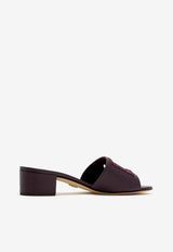 40 Mules in Dauphine Calfskin and Rhinestones