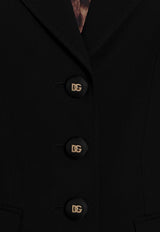 Single-Breasted Wool Jacket