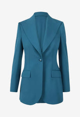 Single-Breasted Wool Jacket